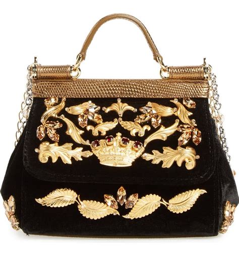 dolce gabbana sicily mini bag|dolce gabbana sicily velvet collection.